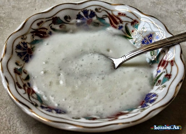 Qatıq və qabartma tozu ilə təmiz dəri – Maska - Take.Az