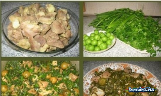 Ətli səbzi qovurma