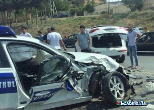 Polislər QƏZA TÖRƏTDİYİ - Yaralılar var - Take.Az