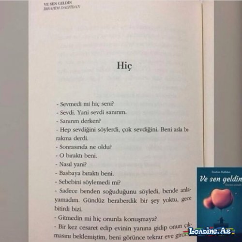 "Ve Sen Geldin" kitabından qısa bir hissə .. - Take.Az