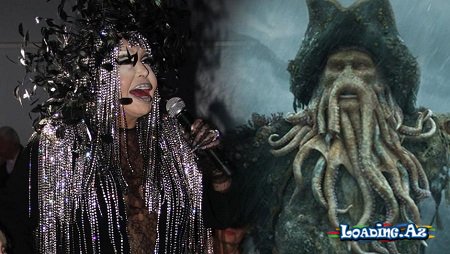 Bülent Ersoy bu görünüşü ilə dəniz qulduruna bənzədildi
