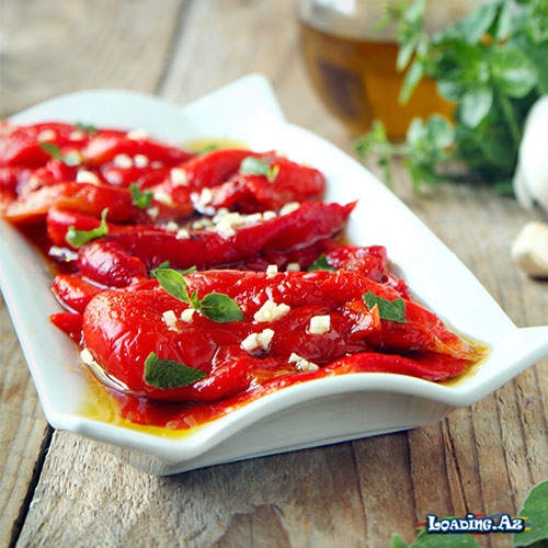 Köz bibər salatı - Take.Az
