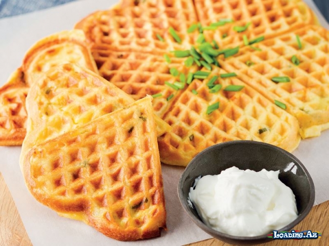 Evdə asanlıqla hazırlaya biləcəyiniz waffle resepti