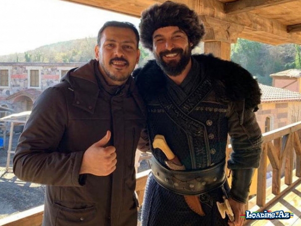 Zabit Səmədov "Diriliş Ertuğrul"un çəkiliş meydanında - FOTOLAR