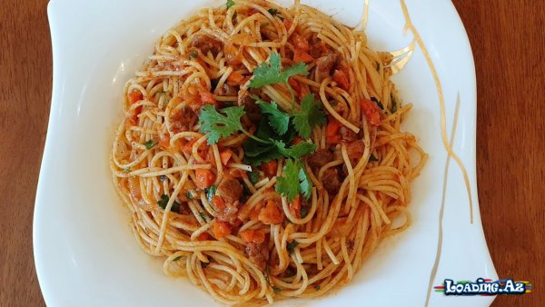 Göbələkli spagetti-Dadlı, asan və faydalı - Take.Az