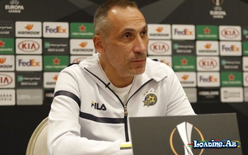"Makkabi"nin baş məşqçisi: "Qarabağ"ın necə oynadığını yaxşı bilirik"