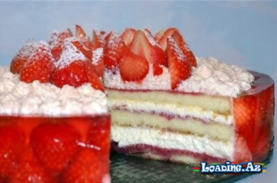 Çiyelekli tort resepti - Take.Az