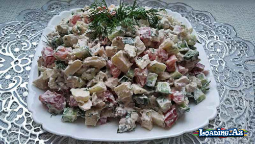 10 dəqiqədə Hazırlaya Biləcəyiniz Dadlı Yüngül Salat Resepti - Take.Az