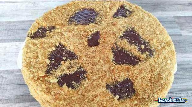 Oxlovsuz, əllə yayılan,böyük ölçülü, yupyumşaq ballı tort - Take.Az