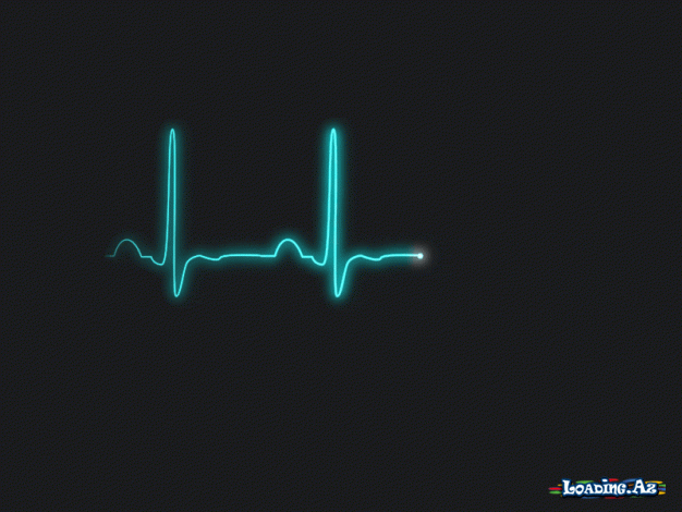 Neon heart pulse