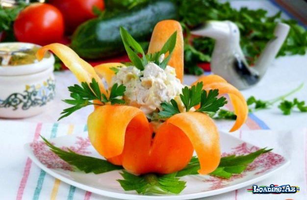Gül fincanında «Zəriflik» salatı - Take.Az