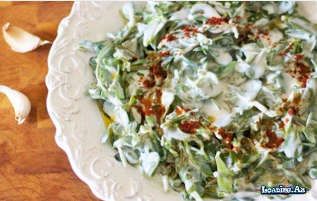 Vitamin deposu, çox dadlı qatıqlı pərpətöyün salatı - Take.Az