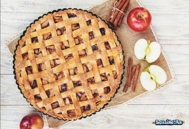 Dadı qədər görünüşünü də sevəcəksiniz- Almalı tort - Take.Az