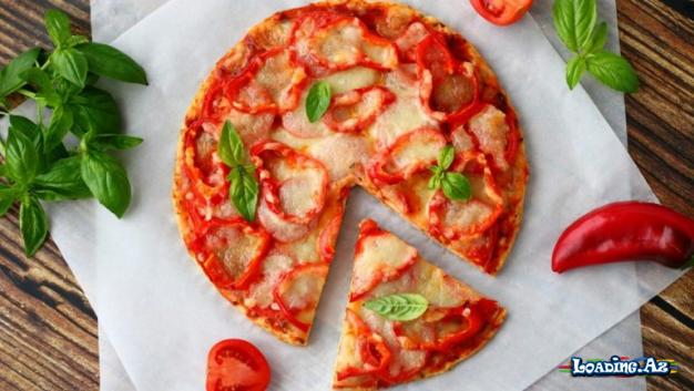 Toyuq Filesindən Xəmirsiz Pizza - Take.Az