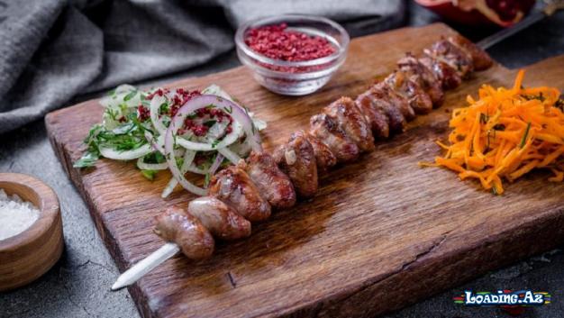 Dadlı Və Fərqli Resept-Toyuq Ürəyindən Kabab