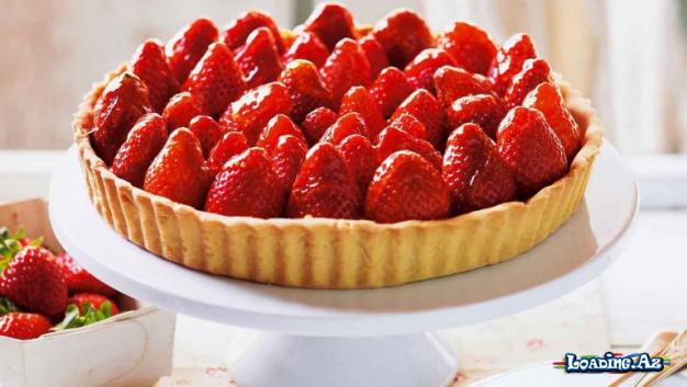 Bol Çiyələkli Tart - Take.Az