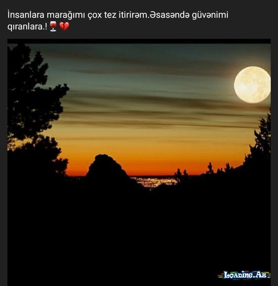 İnsanlara marağımı çox tez itirirəm. Əsasəndə güvənimi qıranlara.!🍷💔