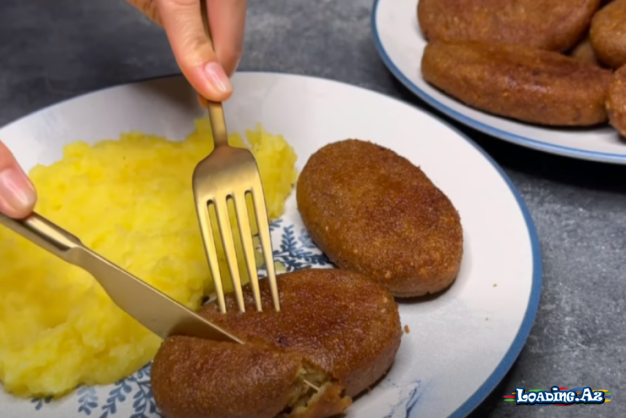 Ətsiz kotlet resepti - Take.Az