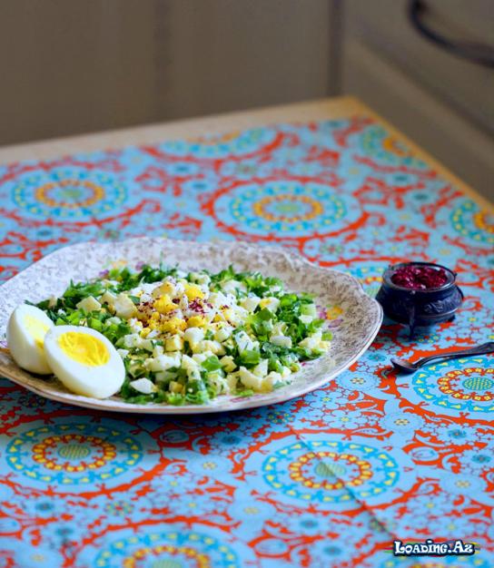 Nərgizə Bənzər Yumurta Salatı (Nergisleme) - Take.Az
