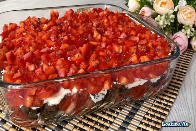 Az ərzaqla hazırlanan çox dadlı salat resepti - Take.Az