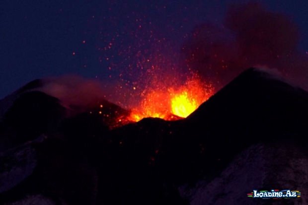 Etna vulkanı yenidən aktivləşib