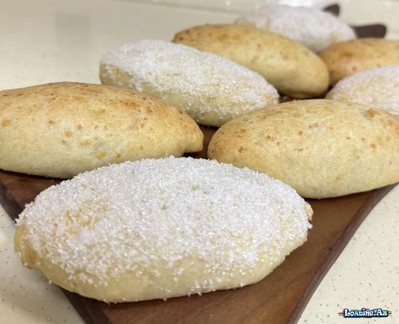 Kəsmikli, almalı bulka - Take.Az