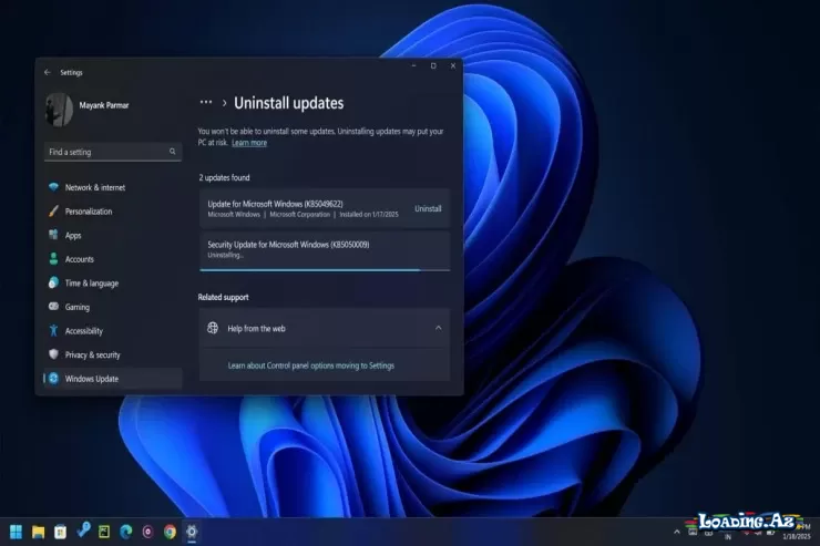 Microsoft Windows 11-i yenidən "sındırdı" - bəzi funksiyalar yeniləmə ilə işləməyi dayandırdı - Take.Az