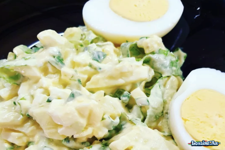 Xiyarlı yumurta salatı: RESEPT - Take.Az
