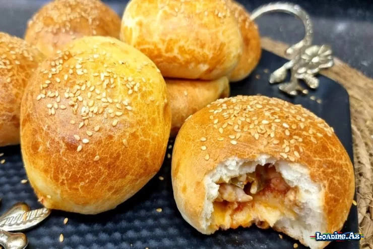 Toyuq filesindən hazırlanan içlikli bulka resepti - Mütləq hazırlayın - Take.Az