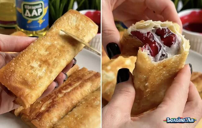 Krispi albalı piroqu - McDonald's-dakı kimi: Əfsanəvi desertin resepti - Take.Az