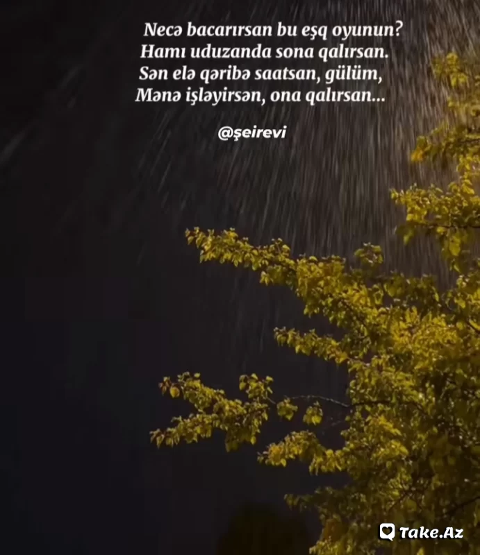 Səni sevmək ibadətimdir. - Take.Az