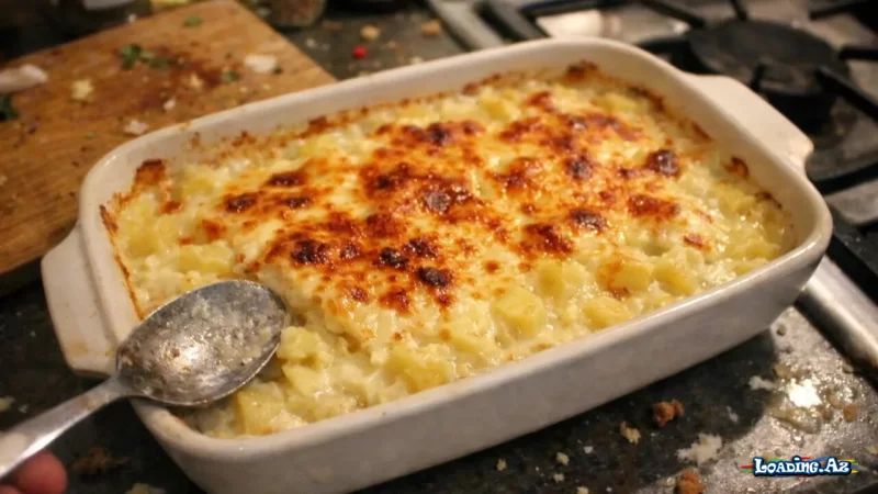 Sobada beşamel souslu və pendirli kartof - Take.Az