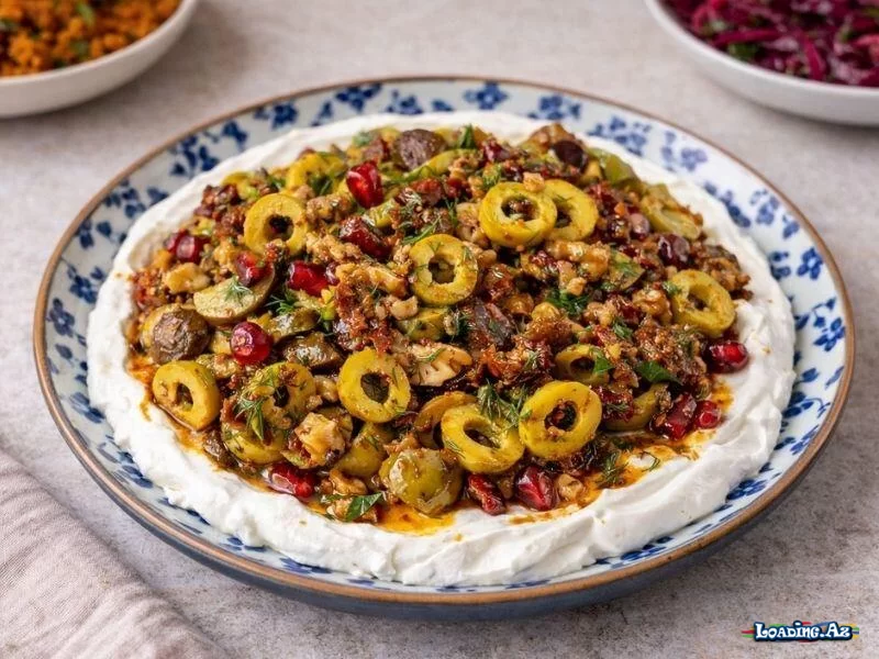 Yaşıl zeytun məzəsi resepti - Take.Az