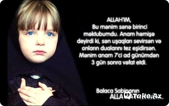 Allah'a məktub - Take.Az