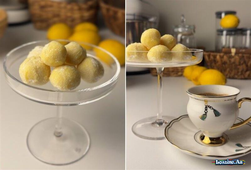 Damağınızı dadlandıracaq praktik limon topları resepti - Take.Az
