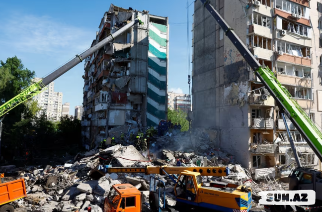 Rusiya Ukraynanı müharibə başlayandan bəri ən böyük dron hücumuna məruz qoyub - Take.Az