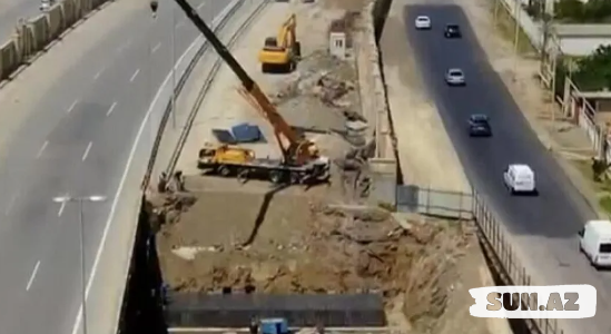 Bakıda yeni körpü tikilir - Take.Az