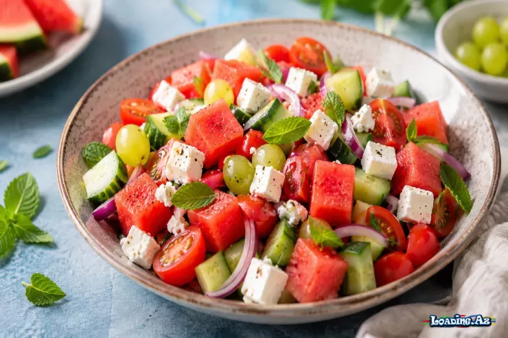 İstidə cəmi 10 dəqiqəyə hazırlaya biləcəyiniz ən ləzzətli salat RESEPTİ - Take.Az